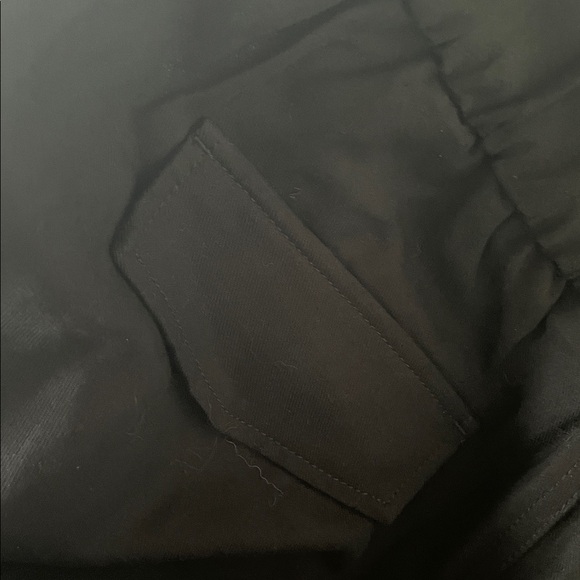 Like New Banana Republic Lyocell Linen Blend Belted Cargo Trouser Pants Black 6 - Picture 7 of 7